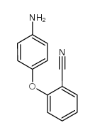 2-(4-amino-phenoxy)-benzonitrile structure