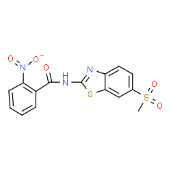 N-(6-(methylsulfonyl)benzo[d]thiazol-2-yl)-2-nitrobenzamide picture