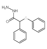 2-苯基-2-(苯基硫代)乙酰肼结构式