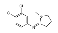 N-(3,4-dichlorophenyl)-1-methylpyrrolidin-2-imine Structure
