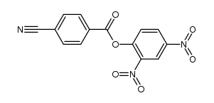 2,4-dinitrophenyl 4-cyanobenzoate Structure