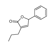 2-phenyl-4-propyl-2H-furan-5-one Structure