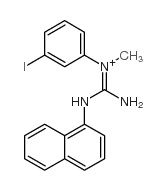 N-1-Naphthyl-N'-3-iodophenyl-N'-methylguanidine结构式