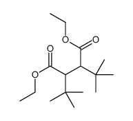 diethyl 2,3-ditert-butylbutanedioate Structure