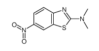 2-Benzothiazolamine,N,N-dimethyl-6-nitro-(9CI) structure