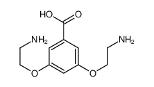 3,5-bis(2-aminoethoxy)benzoic acid Structure