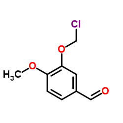3-Chloromethoxy-4-methoxy-benzaldehyde Structure