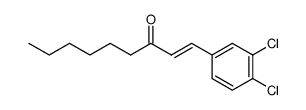 1-(3,4-dichlorophenyl)-1-nonen-3-one structure