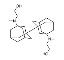 2-[[3-[3-[2-hydroxyethyl(methyl)amino]-1-adamantyl]-1-adamantyl]-methylamino]ethanol结构式