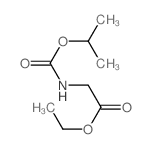 ethyl 2-(propan-2-yloxycarbonylamino)acetate结构式