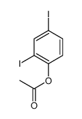 Phenol,2,4-diiodo-,acetate Structure