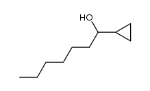 1-cyclopropyl-1-heptanol Structure