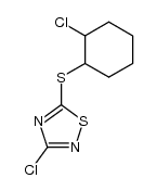 3-Chlor-5-(2'-chlor-cyclohexylthio)-1,2,4-thiadiazol结构式