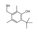 6-tert-butyl-2,4-dimethyl-3-(sulfanylmethyl)phenol Structure