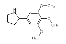 2-(3,4,5-TRIMETHOXY-PHENYL)-PYRROLIDINE Structure