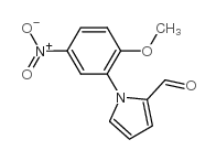 1-(2-methoxy-5-nitrophenyl)-1h-pyrrole-2-carbaldehyde structure