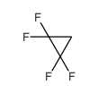 1,1,2,2-tetrafluorocyclopropane Structure