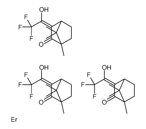 ERBIUM TRIS[3-(TRIFLUOROMETHYLHYDROXYMETHYLENE)-(+)-CAMPHORATE]结构式