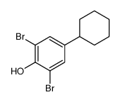 2,6-dibromo-4-cyclohexylphenol结构式