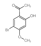 1-(5-BROMO-2-HYDROXY-4-METHOXYPHENYL)-ETHANONE Structure