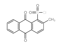 2-methyl-9,10-dioxo-anthracene-1-sulfonyl chloride structure