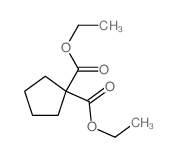 diethyl cyclopentane-1,1-dicarboxylate structure