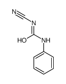 1-cyano-3-phenylurea结构式