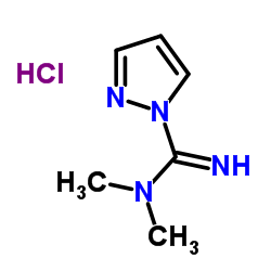 N,N-Dimethyl-1H-pyrazole-1-carboximidamide hydrochloride (1:1) Structure