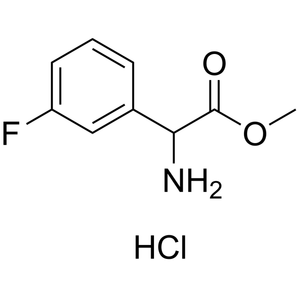 Methyl amino(3-fluorophenyl)acetate hydrochloride picture