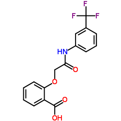 2-[(3-Trifluoromethyl-phenylcarbamoyl)-methoxy]-benzoic acid Structure