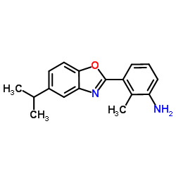 3-(5-Isopropyl-1,3-benzoxazol-2-yl)-2-methylaniline Structure