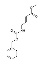 (E)-methyl 4-(((benzyloxy)carbonyl)amino)but-2-enoate结构式