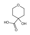 4-hydroxyoxane-4-carboxylic acid structure