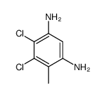 4,5-dichloro-6-methylbenzene-1,3-diamine结构式