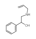 Benzenemethanol, a-[(2-propen-1-ylamino)methyl]- structure