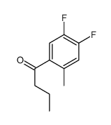 1-Butanone,1-(4,5-difluoro-2-methylphenyl)-(9CI) Structure