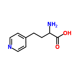 2-AMINO-4-PYRIDIN-4-YL-BUTYRIC ACID结构式