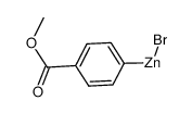 (4-(methoxycarbonyl)phenyl)zinc(II) bromide结构式