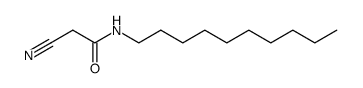 N-decyl-2-cyanoacetamide Structure