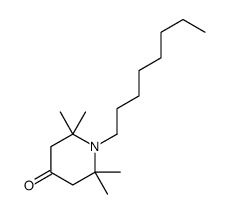2,2,6,6-tetramethyl-1-octylpiperidin-4-one Structure
