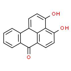 3,4-Dihydroxy-7H-benz[de]anthracen-7-one Structure