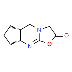 2H,6H-Cyclopent[4,5]oxazolo[3,2-a]pyrimidin-2-one,3,4,5a,7,8,8a-hexahydro-,cis-(9CI) Structure