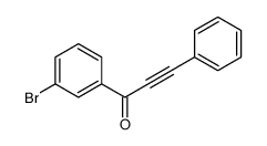 1-(3-bromophenyl)-3-phenylprop-2-yn-1-one Structure