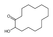 2-hydroxycyclotetradecan-1-one Structure