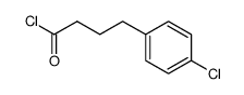 Benzenebutanoyl chloride, 4-chloro-结构式
