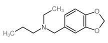 N-(benzo[1,3]dioxol-5-ylmethyl)-N-ethyl-propan-1-amine Structure