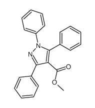 1,3,5-Triphenylpyrazol-4-carbonsaeure-methylester结构式