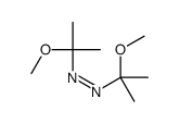 (E)-bis(2-methoxypropan-2-yl)diazene结构式