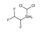 dichloromethyl(1,2,2-trifluoroethyl)silane Structure