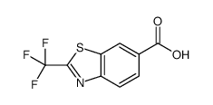 2-(Trifluoromethyl)-1,3-benzothiazole-6-carboxylic acid structure